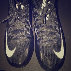Nike Black/White Alpha Cleats